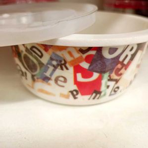 Alphabet Print Plastic Storage Container – 300 ml