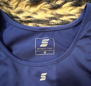 Blue Sports Bra From Symactive
