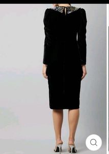 Athena Brand Sequin Velvet Dress