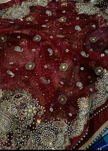 Maroon Embroidered Lehenga Choli