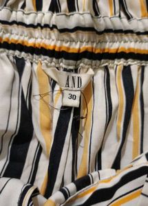 Striped Wide Leg Plazzo