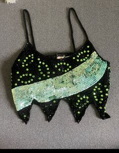 Imported Sequin Butterfly Style Top