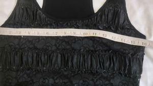 Black Lace Mini Dress