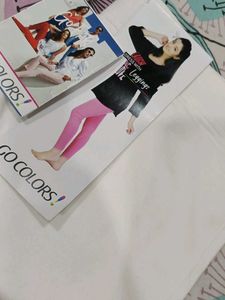 Go Colors White Leggings