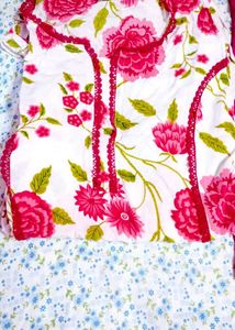 Floral Print Kurta