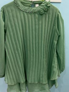 Green Partywear Beautiful Top