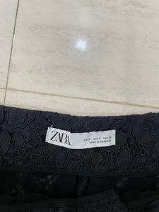 ✨ Zara Limited Edition Lace Tuxedo Joggers 🖤