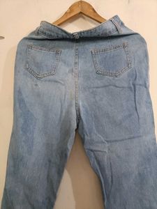 Light Wash Denim Pants