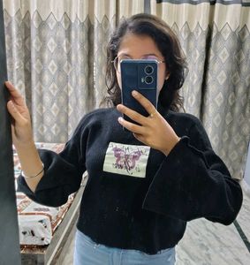 Black Long Sleeve Top