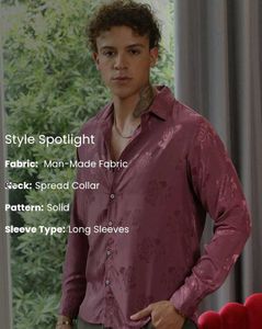 Purple Floral Shirt
