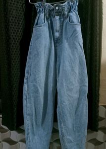 Ice Blue Baggy Jeans