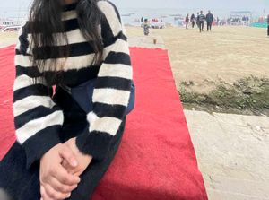 Korean Fether Crop Swetar