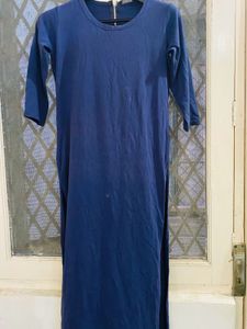 Navy Blue Midi Dress
