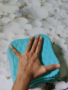Blue Plastic Stool