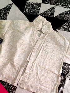 Floral Print Short Sleeve Shirt