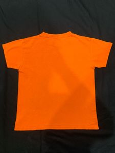 Girls Orange Color Tshirt