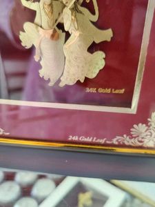 24 K Leaf Gold Plated Frame