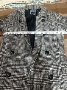 Black and white Long Coat