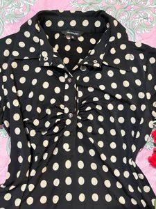 vintage Polka Dot Top