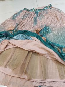 double shade lehenga choli