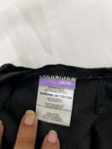 Black Velvet Long Sleeve Leotard