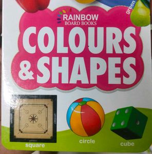 Colours & Shapes Rainbow Board Book