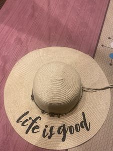 Life is Good Straw Sun Hat
