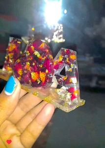 Resin Name Stand Latter M❤️A