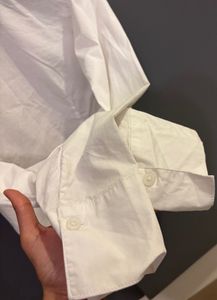 H&amp;M Fitted White Shirt Xs