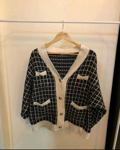 Chanel Inspired Korean Sweater