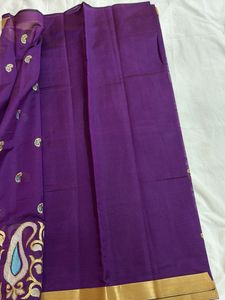 Paisely Lace Work Saree