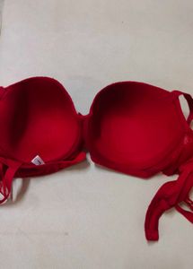 Red Lace Bra
