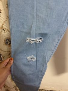 Light Blue Ripped Jean