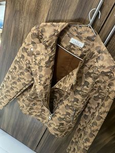Camouflage Biker Jacket