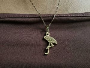 Gold Plated Flamingo Necklace