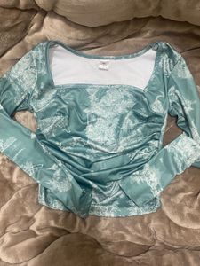 Sea green beautiful fit top