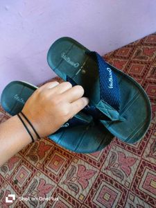 Combo Pack Of 2pc 😉Walkaroo Blue Flip Flops