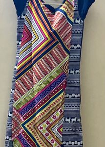 Women Crepe A-line Kurta