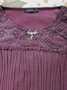 Elegant Plum Top