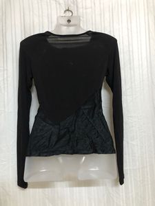 Sava Long Sleeve Black Top