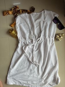 WHITE SHEER BEACH DRESS‼️