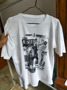 White Oversized Unisex Tshirt