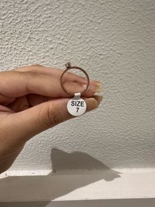 Simple Stone Ring - Size 7