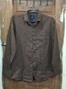 Stylish Floral Brown Shirt