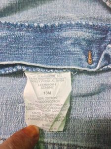 Ripped Denim Cargo Shorts