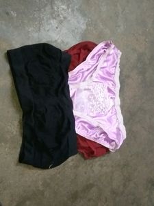 3 Panty Or 1 Strapless Sports Bra