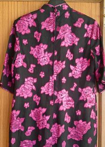 Floral Cheongsam Dress