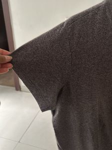 Gray V-Neck Tee