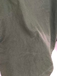 Olive Green Lace Sleeve Top