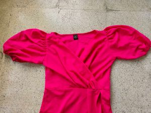 Barbie Theme Pink M size Dress